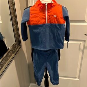 Orange and Blue Kids' Tracksuit